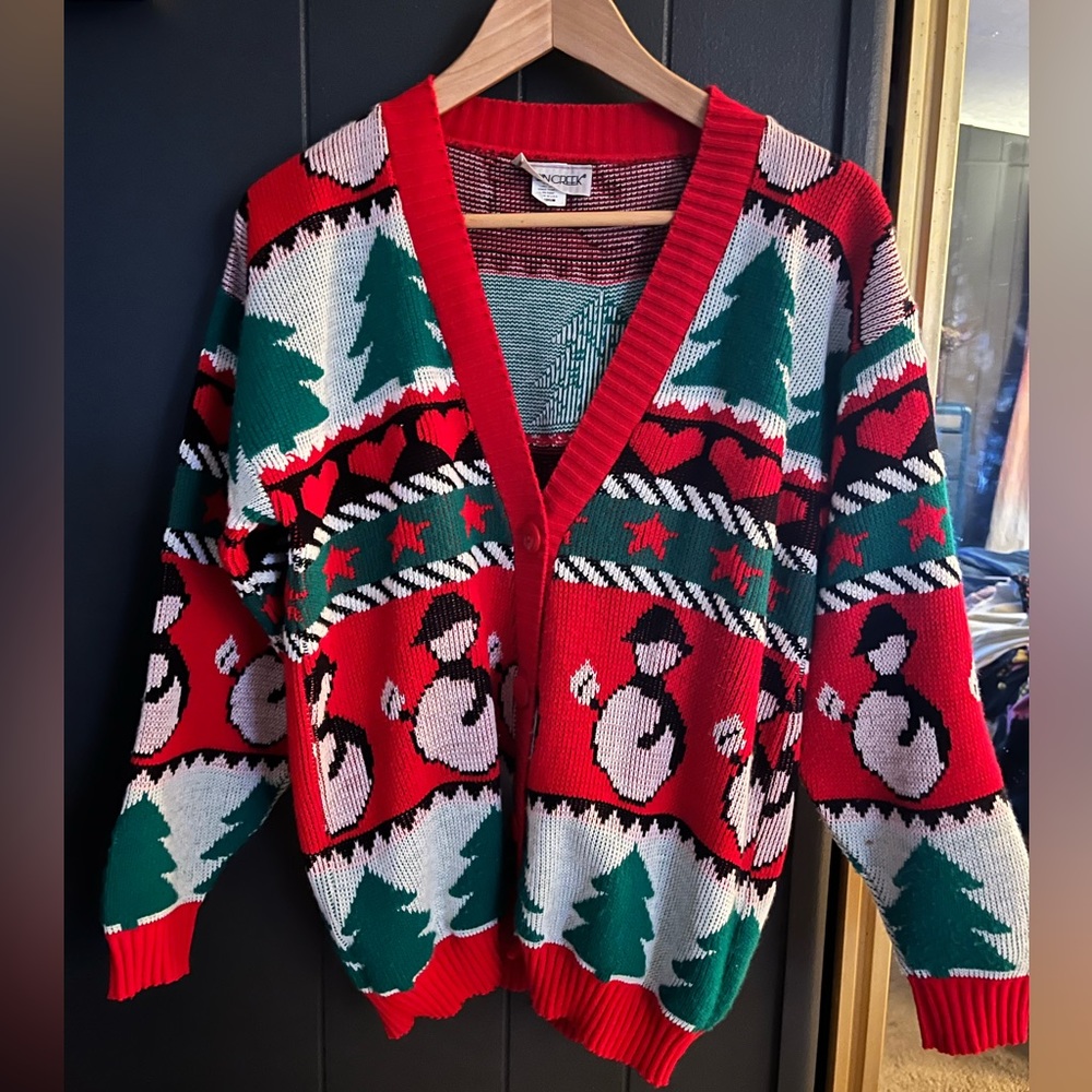 Christmas tree & Snowman Sweater